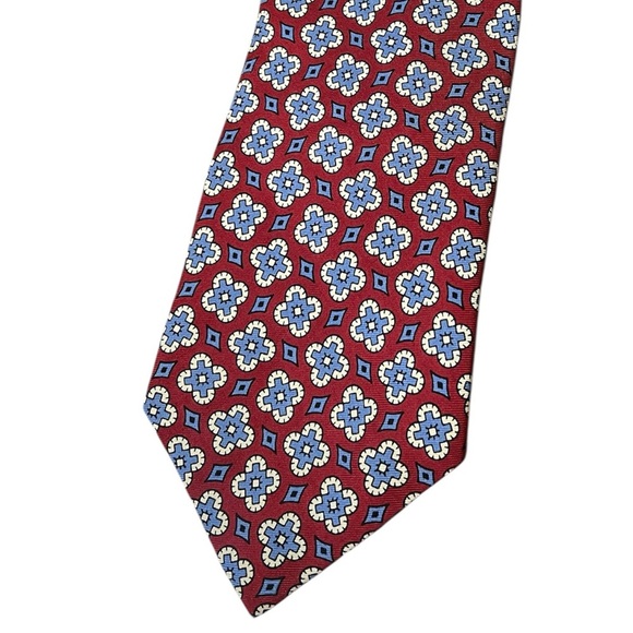 Ralph Lauren Other - Polo Ralph Lauren Red and Blue Floral Silk Tie